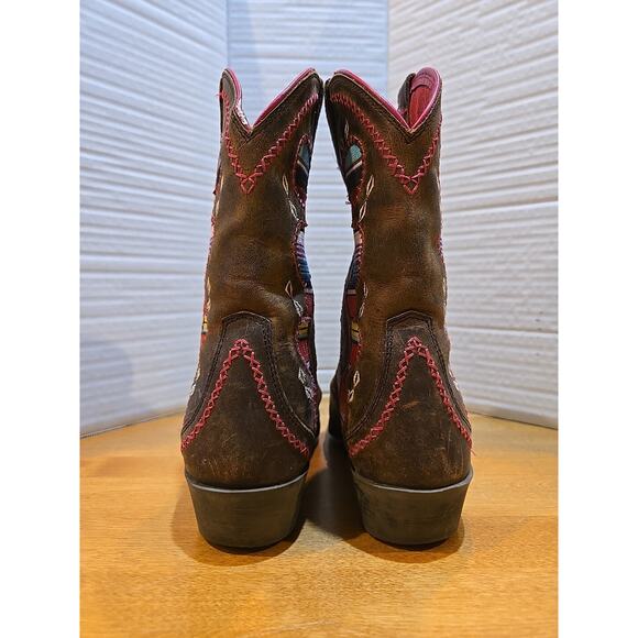 Ariat Desert Diva Leather Western 10023077 Youth Size 5 Colorful Embroidery - Picture 8 of 11